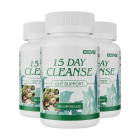 BSYS Intestinal Cleanse Capsules  Promote Regular Bowel Movements Digestive System Detox Support Gut Health DailyDetox GutHealthCare (Option: Three bottles)