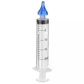 12/20ML Ear Care Tool Household Cleaner Irrigation Kit Ear Wax Removal Tool Water Washing Syringe Comfortable Unique Health Care (Color: 3 holes Blue 20ml)