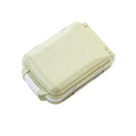 Weekly Pill Box 8 Grids Medicine Organizer Tablet Storage Box Travel Pill Case Drug Dispenser Container Health Care Portable (Color: Green)